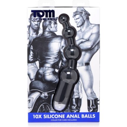 10X BOLAS ANALES SILICONA CON VIBRADOR - NEGRO - 002