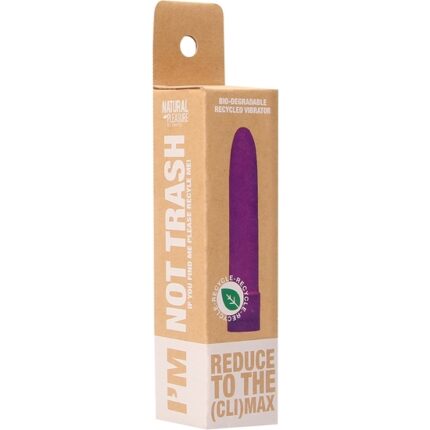 14 CM VIBRADOR - BIODEGRADABLE - MORADO - 002