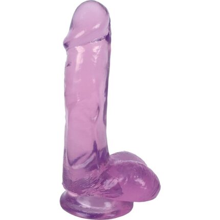 15 CM PENE REALITICO CON TESTICULOS HELADO DE UVA - MORADO - 001