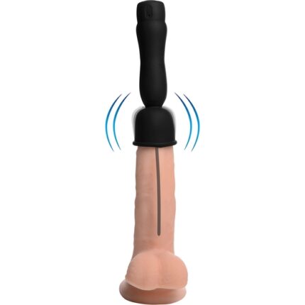 16X CABEZA PARA EL PENE CON SONDA URETRAL - NEGRO - 001