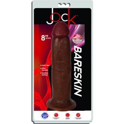 20 CM  BARESKIN DILDO - OSCURO - 002