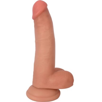20 CM BARESKIN PENE REALISTICO CON TESTICULOS  - COLOR CLARO - 001