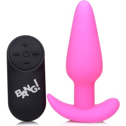 21X PLUG DE SILICONA CON CONTROL REMOTO  - ROSA - 001