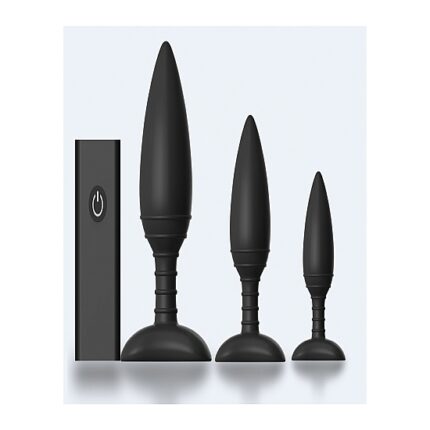 ACE LARGE PLUG VIBRADOR CONTROL REMOTO - NEGRO - 002