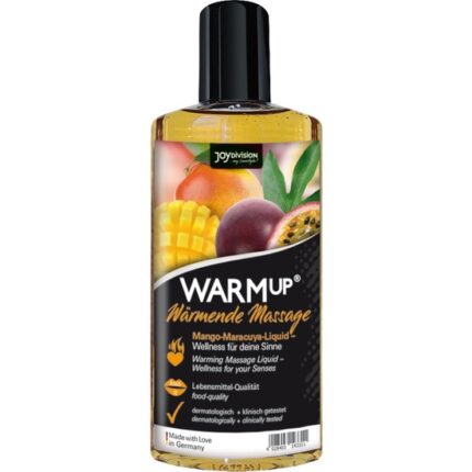 ACEITE DE MASAJE EFECTO CALOR MANGO + MARACUYA 150ML - 001