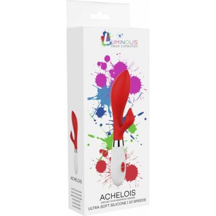 ACHELOIS - ULTRA SOFT SILICONE - 10 SPEEDS - ROJO - 002