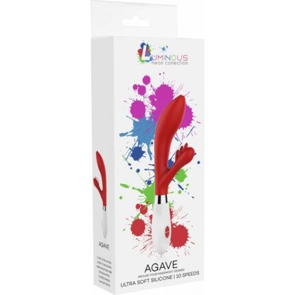 AGAVE - ULTRA SOFT SILICONE - 10 SPEEDS - ROJO - 002