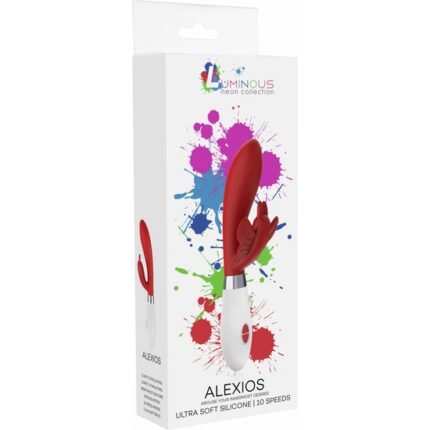 ALEXIOS - ULTRA SOFT SILICONE - 10 SPEEDS - ROJO - 002