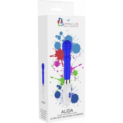 ALIDA - ULTRA SOFT SILICONE - 10 SPEEDS - AZUL - 002