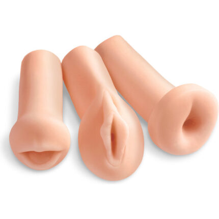 ALL 3 HOLES - KIT DE 3 MASTURBADORES REALÍSTICOS - 001