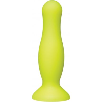 AMERICAN POP DILDO SILICONA 11 CM AMARILLO - 001