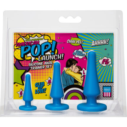 AMERICAN POP KIT DE ENTRENAMIENTO ANAL AZUL - 002