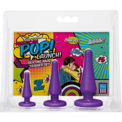 AMERICAN POP KIT DE ENTRENAMIENTO ANAL MORADO - 002