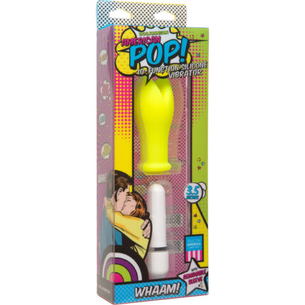 AMERICAN POP VIBRADOR WHAAM AMARILLO - 002