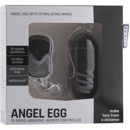 ANGEL EGG - HUEVO VIBRADOR NEGRO - 002