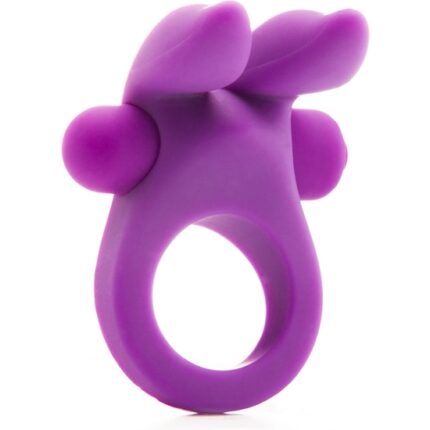 ANILLO CON VIBRACION CONEJITO MORADO - 001