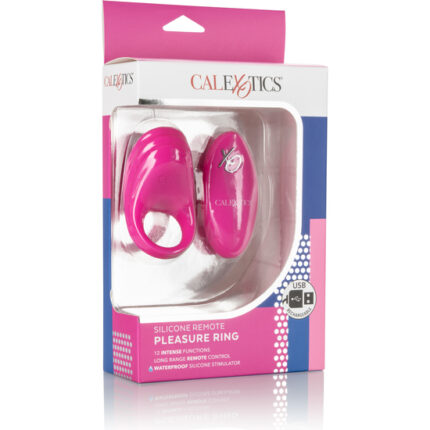 ANILLO DE PLACER CON MANDO - ROSA - 002