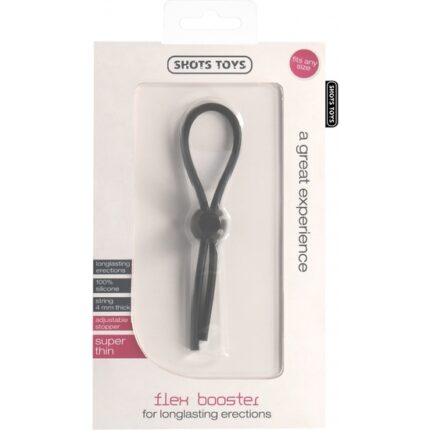 ANILLO DE SILICONA FLEX BOOSTER - NEGRO - 002