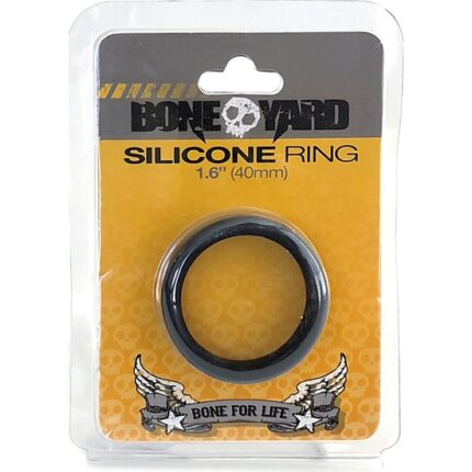 ANILLO DE SILICONA - NEGRO - 40MM - 002