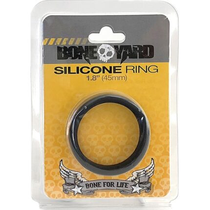 ANILLO DE SILICONA - NEGRO - 45MM - 002