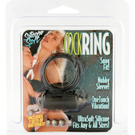 ANILLO MINI VIBRADOR NEGRO - 002
