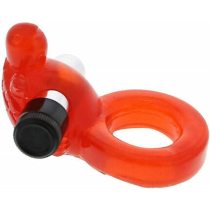 ANILLO PARA PENE TORTUGA DE GELATINA ROJO - 001