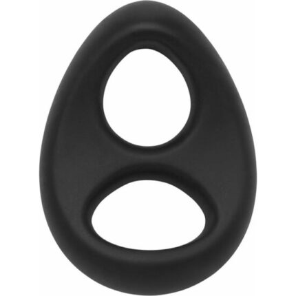 ANILLO PENE SILICONA SUAVE - STALLION C- RING - NEGRO - 001