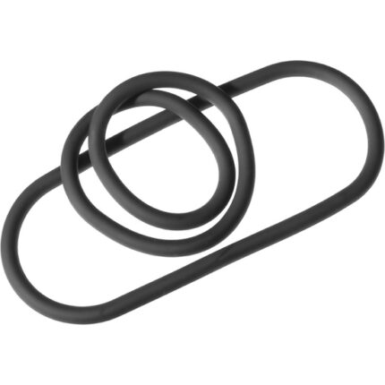 ANILLO SILICONA 9 - NEGRO - 001