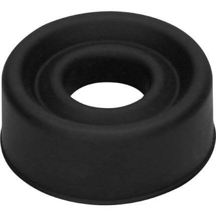 ANILLO SILICONA GRUESO GRANDE NEGRO - 001