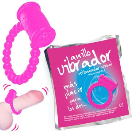ANILLO VIBRADOR ESTIMULADOR SEXUAL - COLORES SURTIDOS - 001