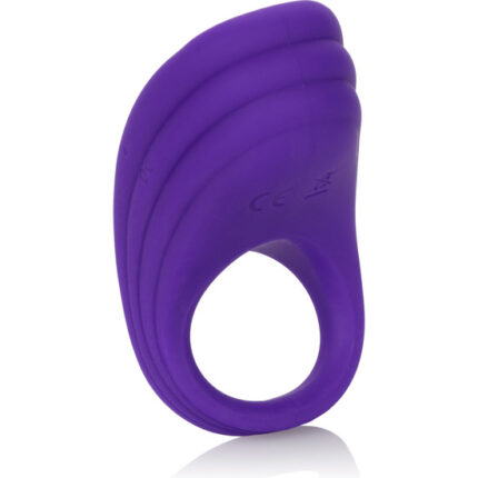 ANILLO VIBRADOR RECARGABLE DE SILICONA MORADO - 001