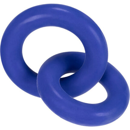 ANILLOS ENTRELAZADOS DUO - AZUL - 001