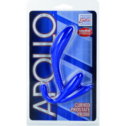 APOLLO ESTIMULADOR DE PROSTATA CURVADO AZUL - 002