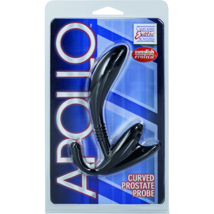 APOLLO ESTIMULADOR DE PROSTATA CURVADO NEGRO - 002