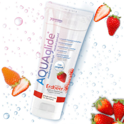 AQUAGLIDE LUBRICANTE SABOR FRESA 100 ML - 001