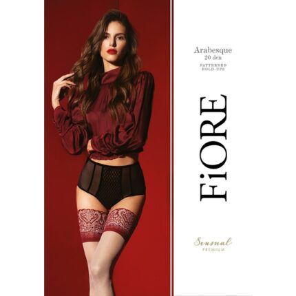 ARABESQUE STAY-UPS 20 DEN - BURDEOS - 002