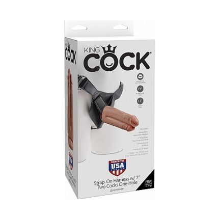 ARNÉS CON PENE DOBLE 19CM - MULATO - 002