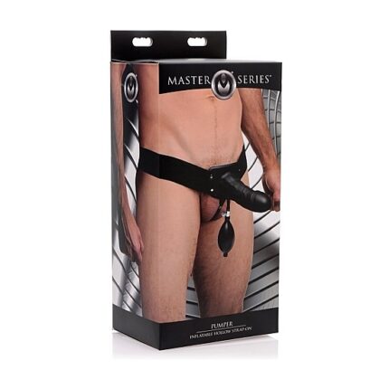 ARNÉS CON PENE HUECO E INFLABLE - NEGRO - 002