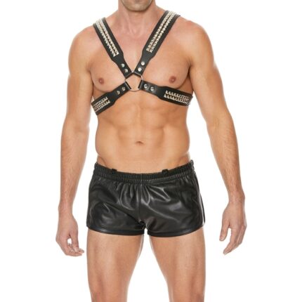 ARNÉS CORPORAL PIRÁMIDE PARA HOMBRE - NEGRO - 001