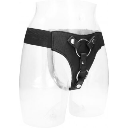 ARNÉS DE DOBLE PENETRACIÓN - NEGRO - 001