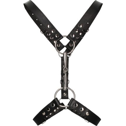 ARNÉS DE HOMBRE CON BIT DE METAL - NEGRO - 002