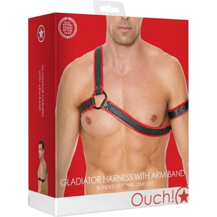 ARNÉS GLADIADOR - TALLA ÚNICA - ROJO - 002