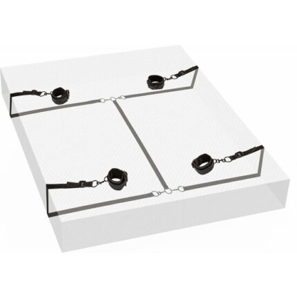 ATADURAS PARA CAMA - BOUNDLESS BED RESTRAINT - NEGRO - 001