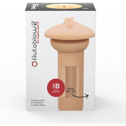 AUTOBLOW - 2 PLUS XT FUNDA VAGINA - TALLA B - 001