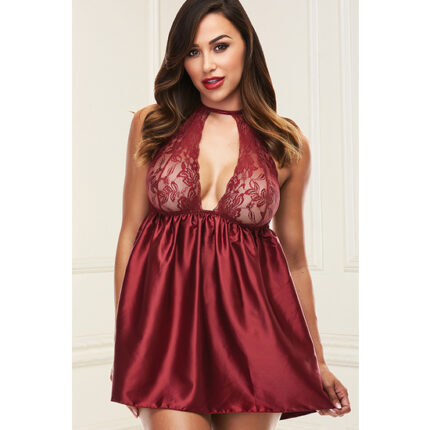 BABYDOLL PICARDIAS - ROJO - 001