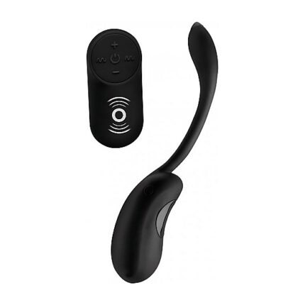 BALA VIBRADORA CONTROL REMOTO DE SILICONA - NEGRO - 001