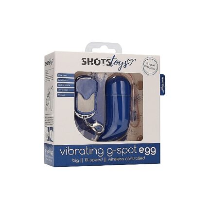 BALA VIBRADORA GRANDE CON MANDO PUNTO G - AZUL - 002