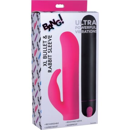 BALA XL MÁS FUNDA SILICONA CONEJITO - ROSA - 002
