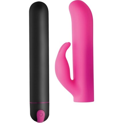 BALA XL MÁS FUNDA SILICONA CONEJITO - ROSA - 001