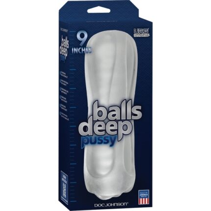 BALLS DEEP MASTURBADOR VAGINA 23 CM TRANSPARENTE - 002